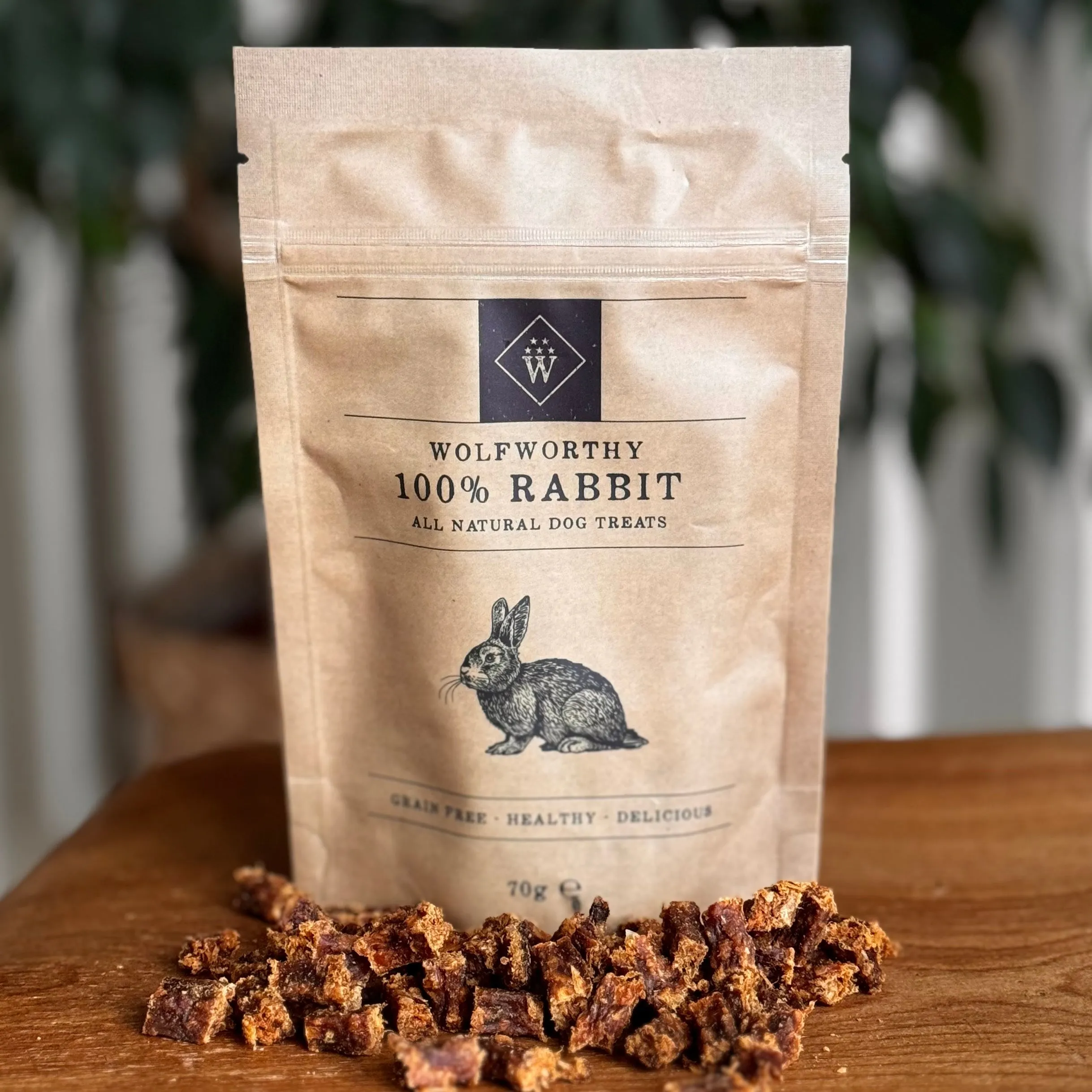 100% Rabbit Treats - All Natural Dog Treats