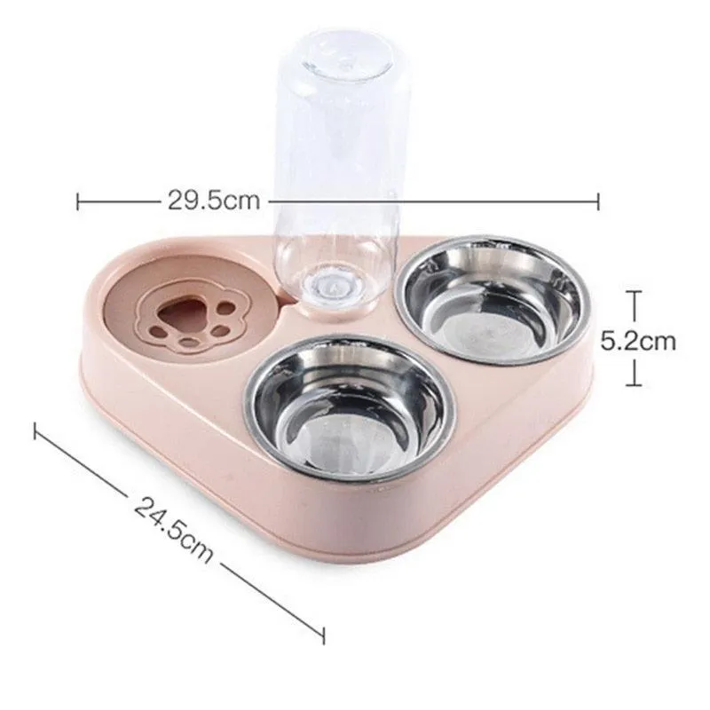 3 In 1 Pet Bowl Feeder