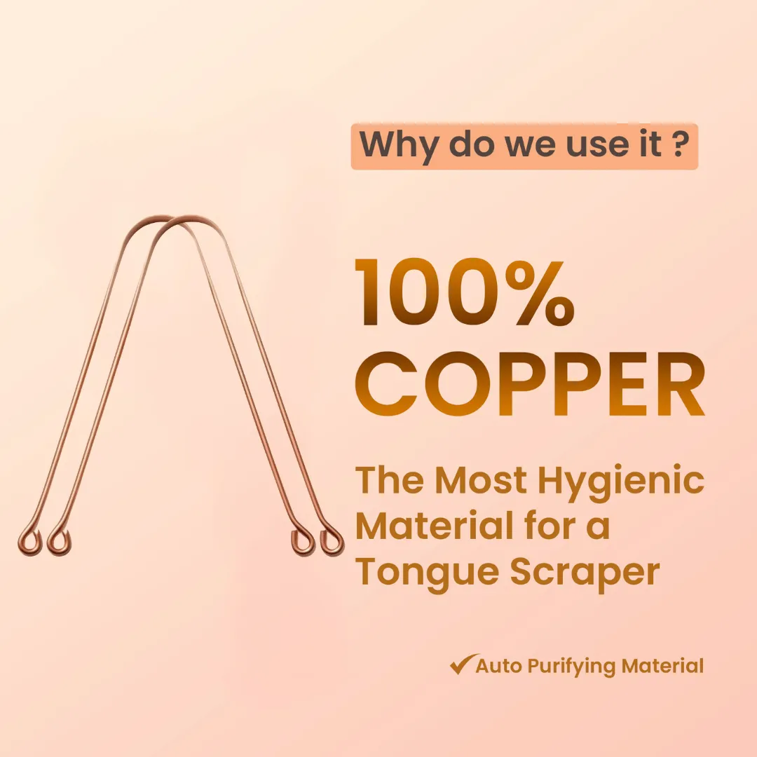 A Shape Copper Tongue Cleaner (Buy 2 Get 4)