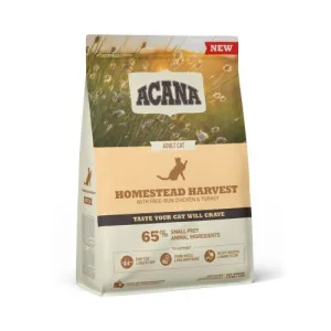 Acana Homestead Harvest Dry Cat Food with Chicken and Turkey 1.8kg