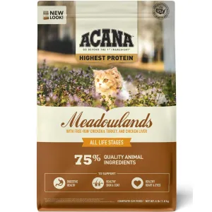 Acana Meadowlands Grain-Free Chicken & Turkey Dry Cat Food 4lb