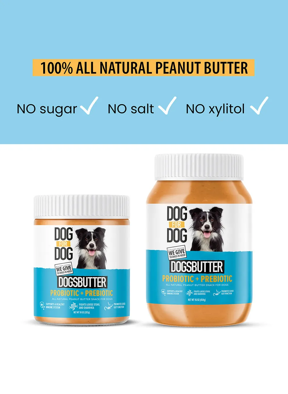 All-Natural Probiotic & Prebiotic DogsButter 10oz