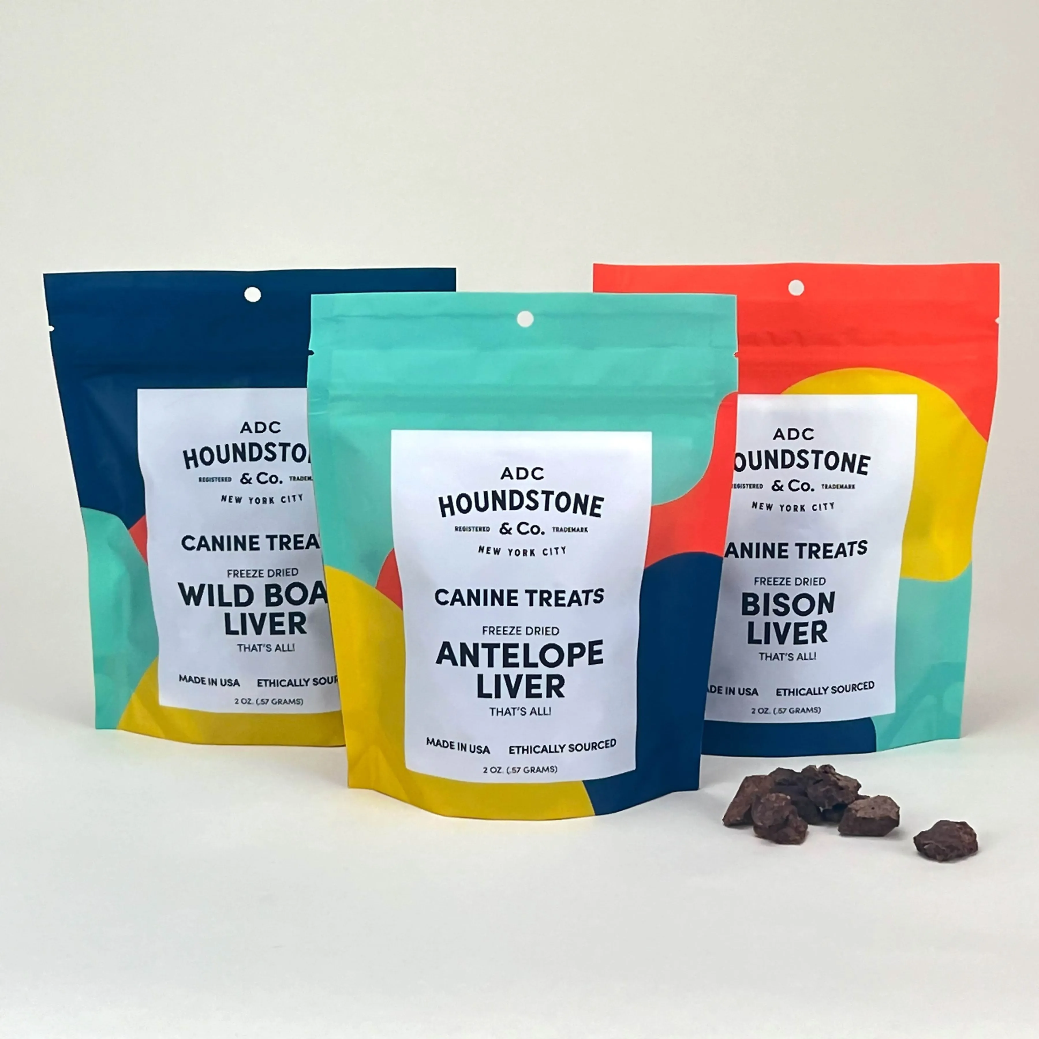 Antelope Liver Freeze-Dried Dog Treats, 2 oz bag - All-Natural & Ethically Sourced, Made in USA