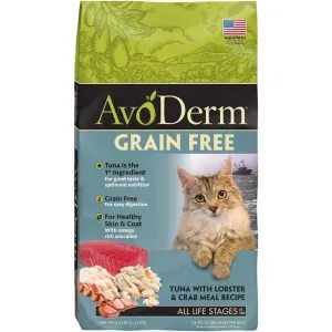 AvoDerm Grain Free Tuna with Lobster & Crab Meals Dry Cat Food