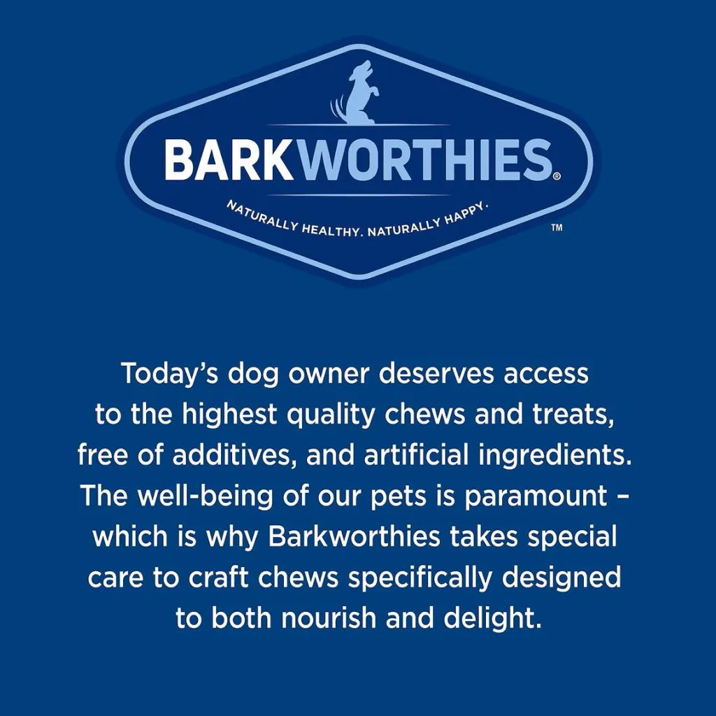 Barkworthies Odor-Free Cane Bully Stick Treats For Dogs , 1ct