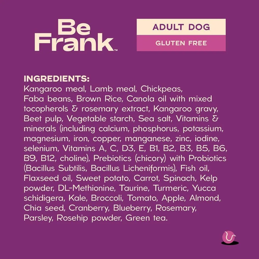 Be Frank Kangaroo and Lamb Dry Dog Food