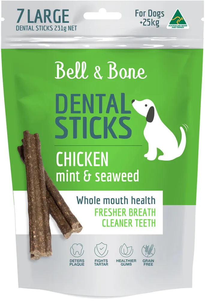 Bell & Bone Dental Sticks - Chicken, Mint & Seaweed