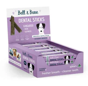 Bell & Bone Kangaroo, Mint & Tumeric Dental Sticks - Single