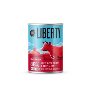 BIXBI LIBERTY Beef Recipe Canned Wet Dog Food