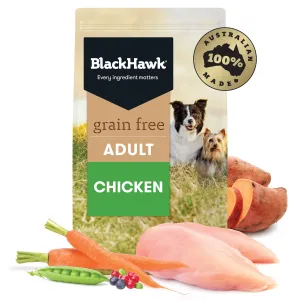 Black Hawk Grain Free Chicken Dry Dog Food 15kg