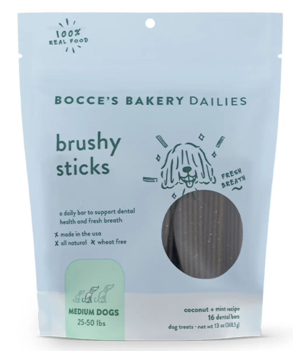 Bocce's Bakery Dog Dailies Brushy Sticks 13oz