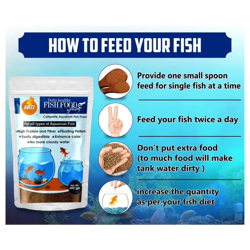 Boltz Healthy Fish Food (Limited Shelf Life)