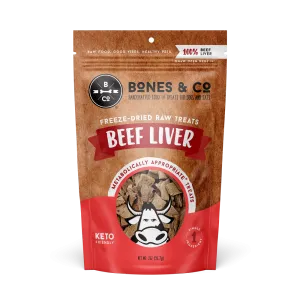 Bones & Co Freeze Dried Beef Liver 2 oz.