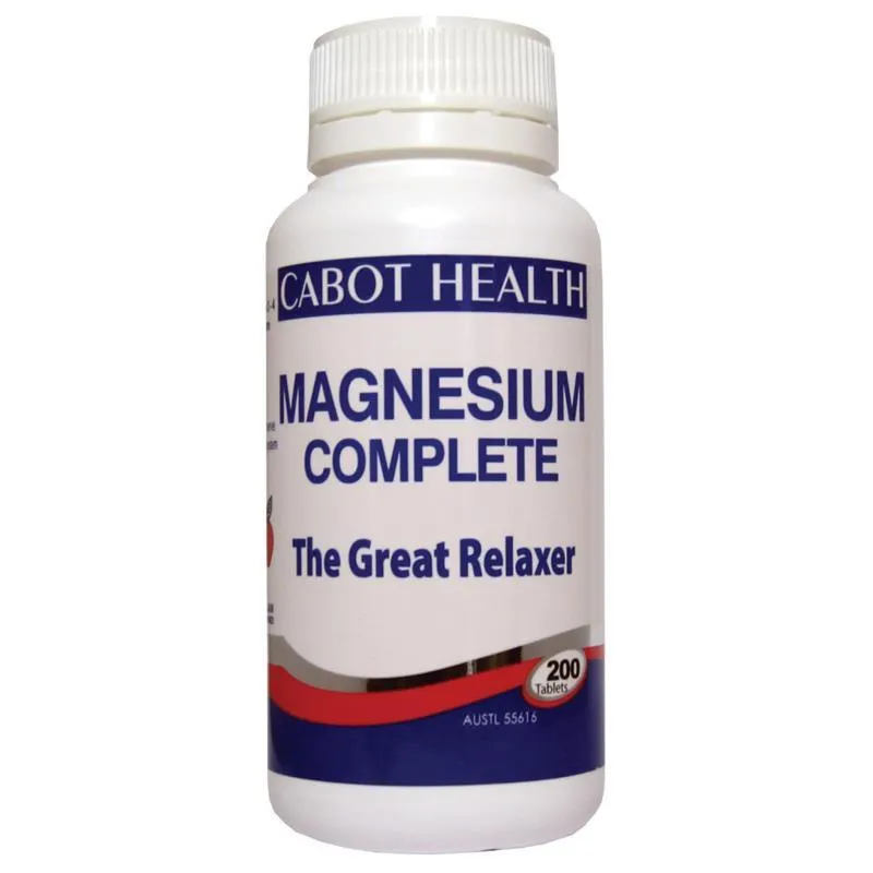 Cabot Health Magnesium Complete 200t