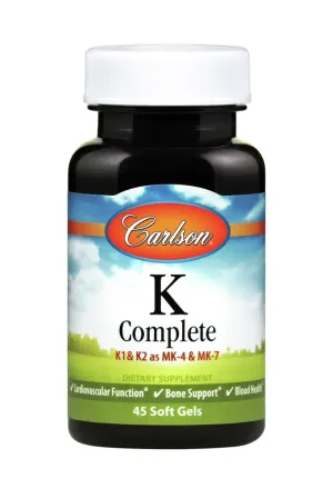 Carlson Laboratories K Complete 45 Softgel