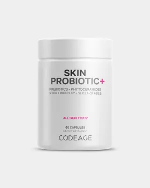 Codeage Skin Probiotics 50 Billion CFU & Prebiotics