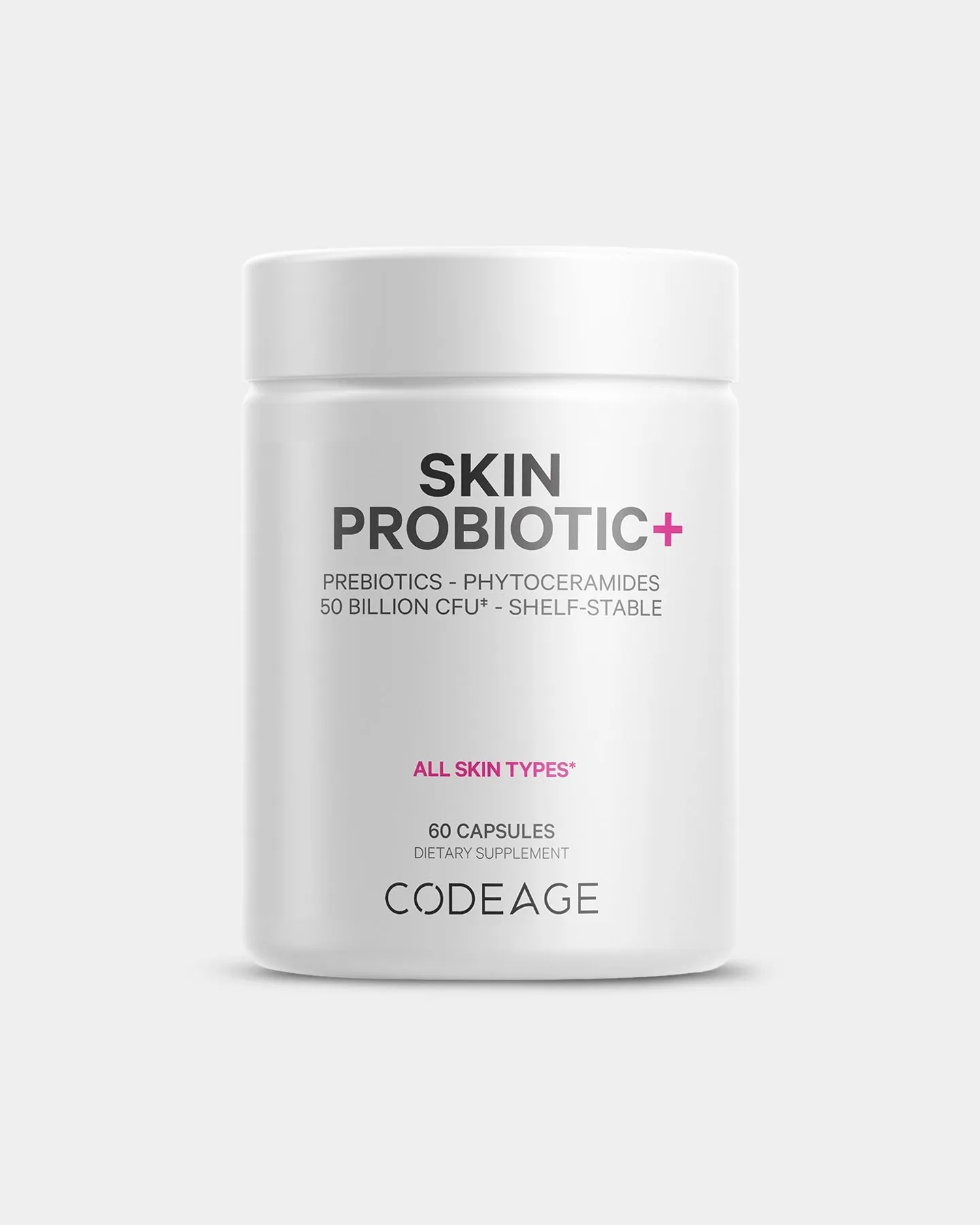 Codeage Skin Probiotics 50 Billion CFU & Prebiotics