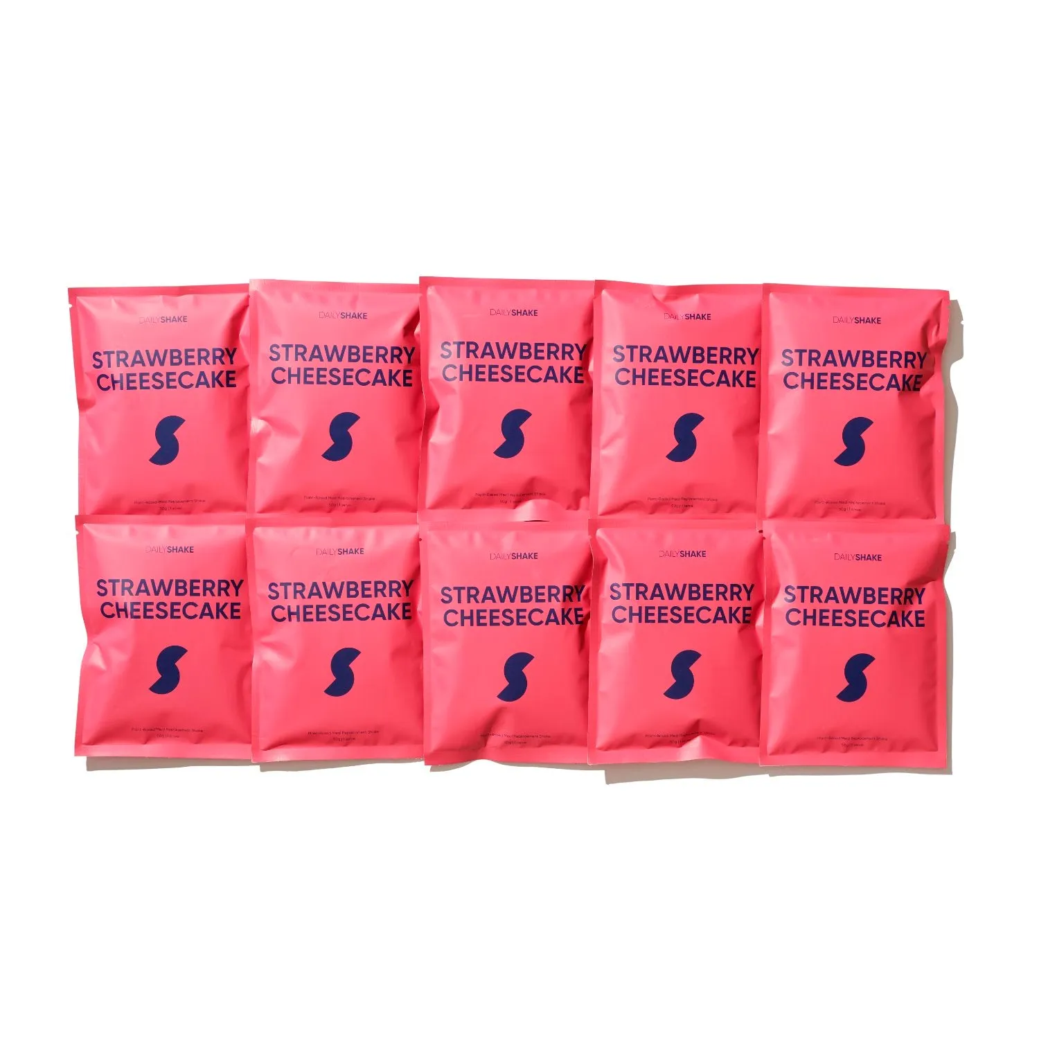 Daily Shake Strawberry Chessecake 10 Single Sachet Pack Meal Replacement