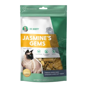 DR. MARTY Jasmine’s Gems Freeze-Dried Raw Chicken Liver Cat Treats