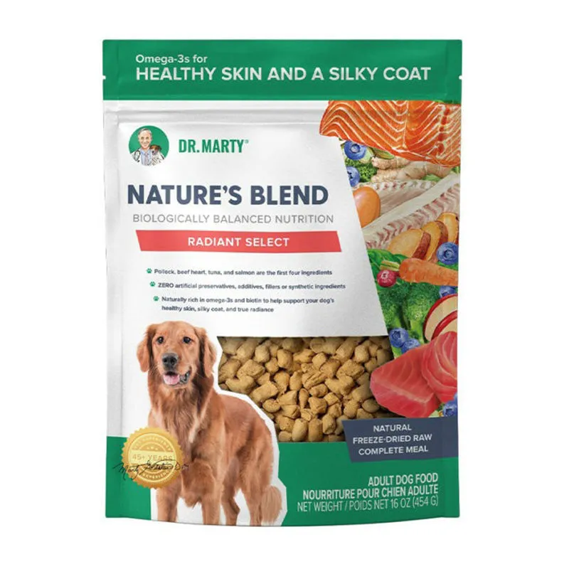 Dr. Marty Radiant Select Nature's Blend Freeze-Dried Dog Food 16oz