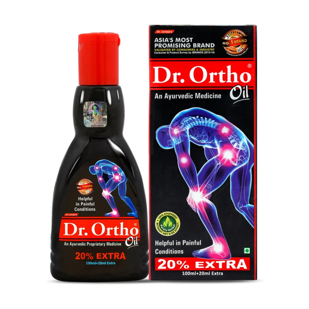 Dr. Ortho Ayurvedic Oil 120ml   60 caps [Combo Pack]