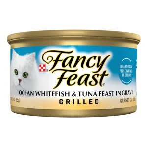 Fancy Feast Classic Ocean Whitefish and Tuna Canned Cat Food