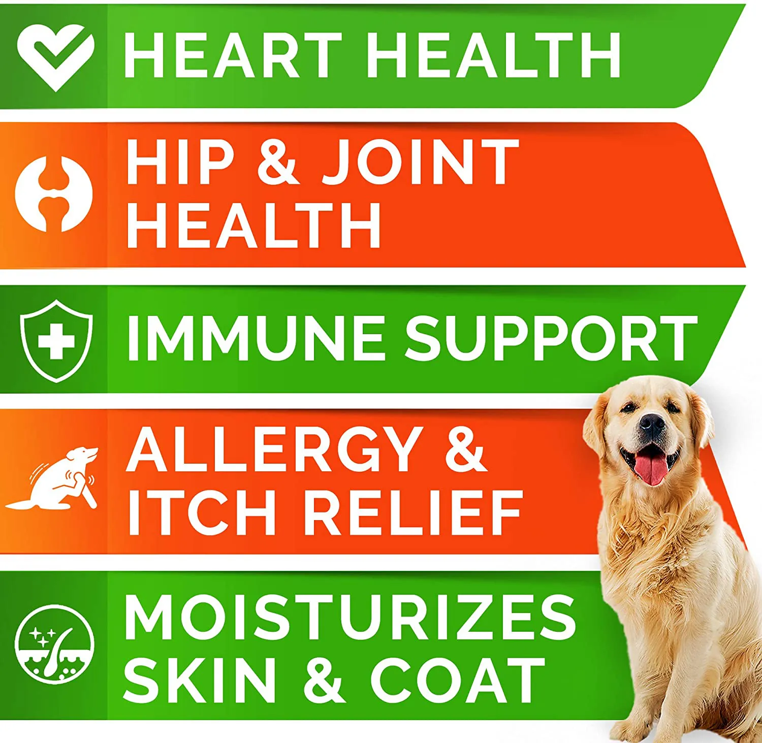 Fish Oil Omega 3 Treats for Dogs - Allergy Relief - Joint Health - Itch Relief, Shedding - Skin and Coat Supplement