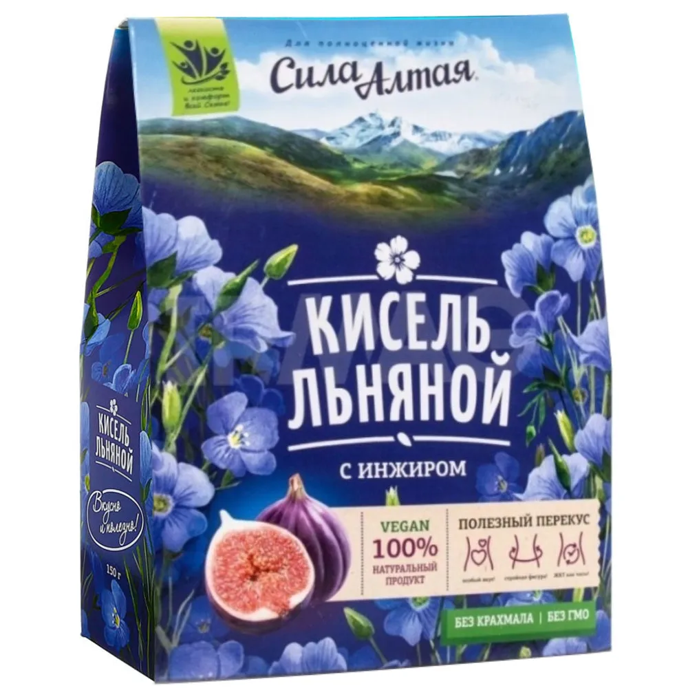 Flax Kissel with Figs, Altai Power, 5.3oz / 150g