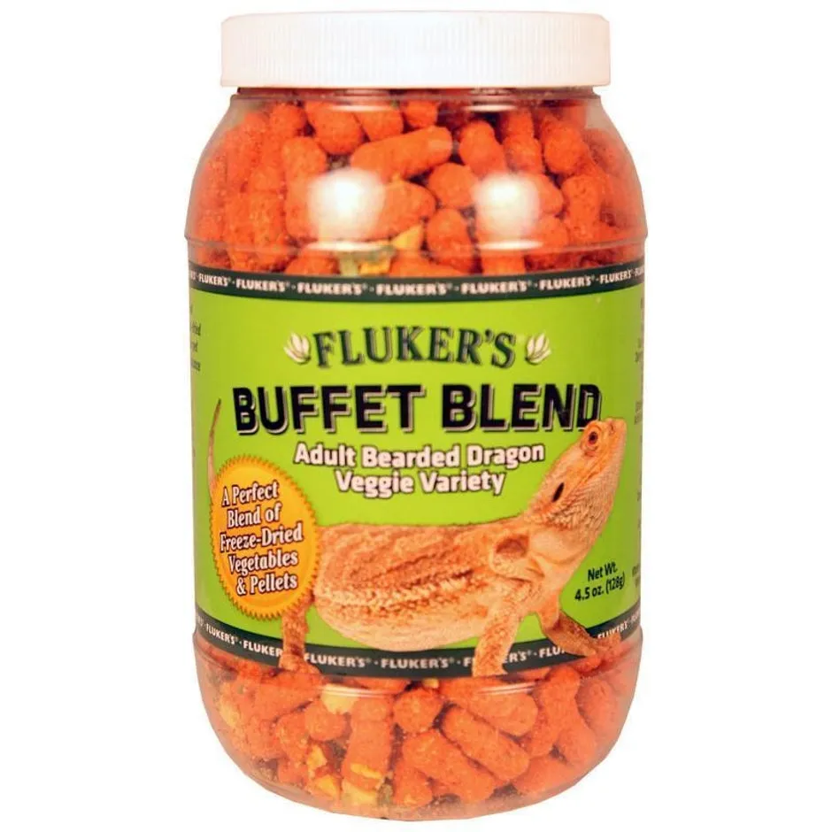 Fluker Buffet Blend Bearded Dragon Veggie Variety 4.5 oz