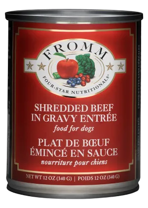 Four-Star Nutritionals Shredded Beef in Gravy Entrée Wet Dog Food from Fromm