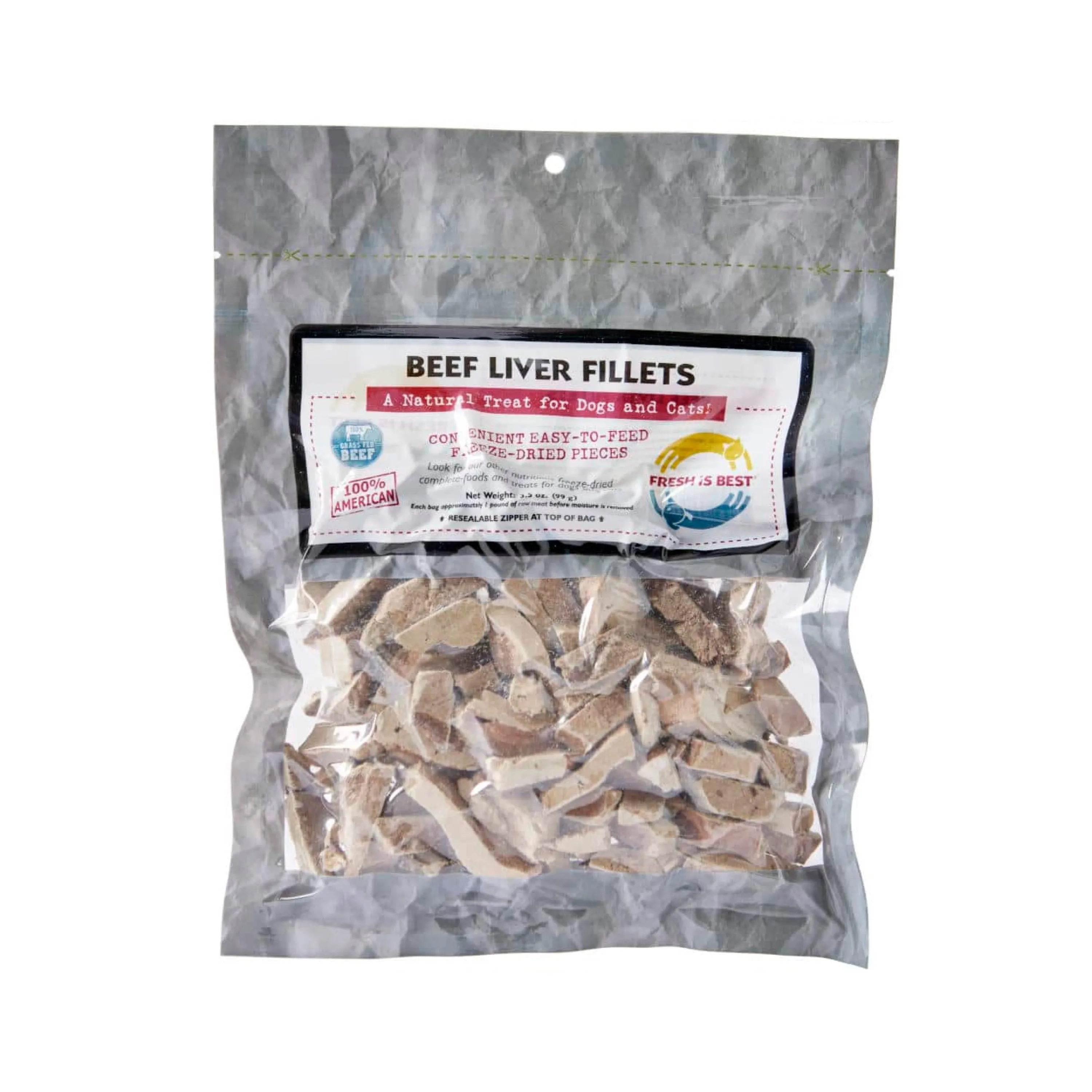 Fresh is Best Beef Liver Fillets 3.5oz