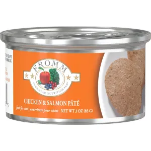 Fromm 4 Star Chicken Salmon Pate Wet Cat Food 3oz