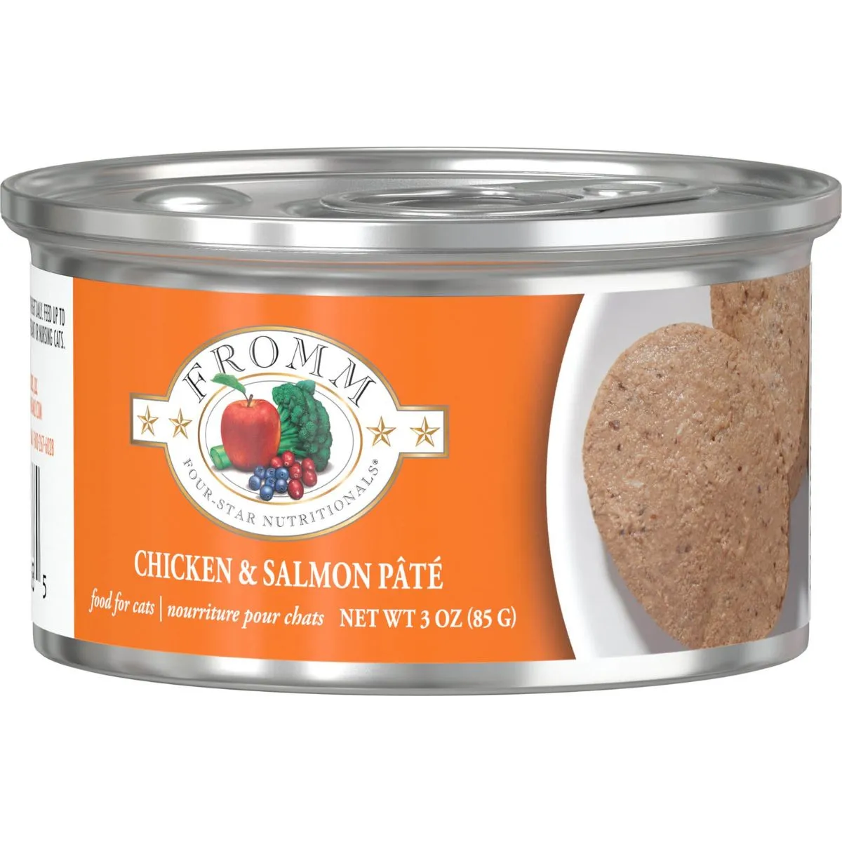 Fromm 4 Star Chicken Salmon Pate Wet Cat Food 3oz