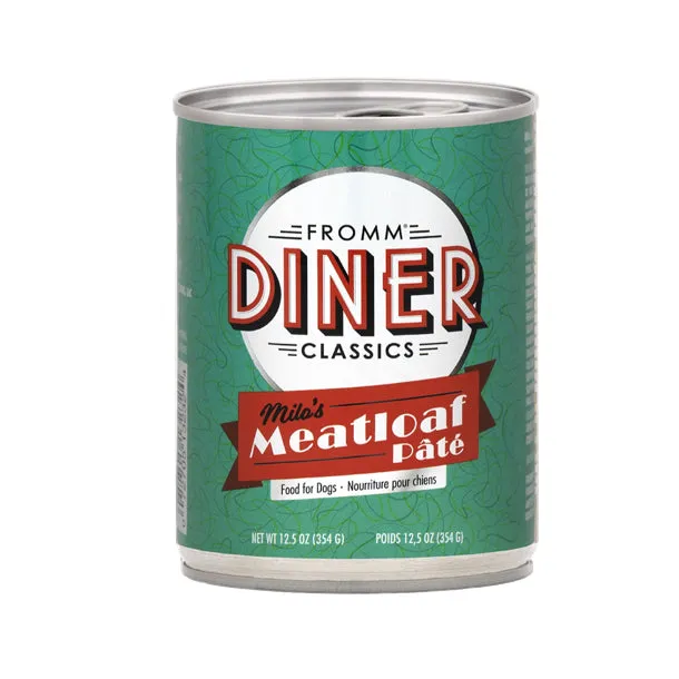 Fromm Diner Meatloaf Pate Canned Dog Food