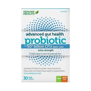 Genuine Health Advanced Gut Health Probiotic (50 billion CFU)