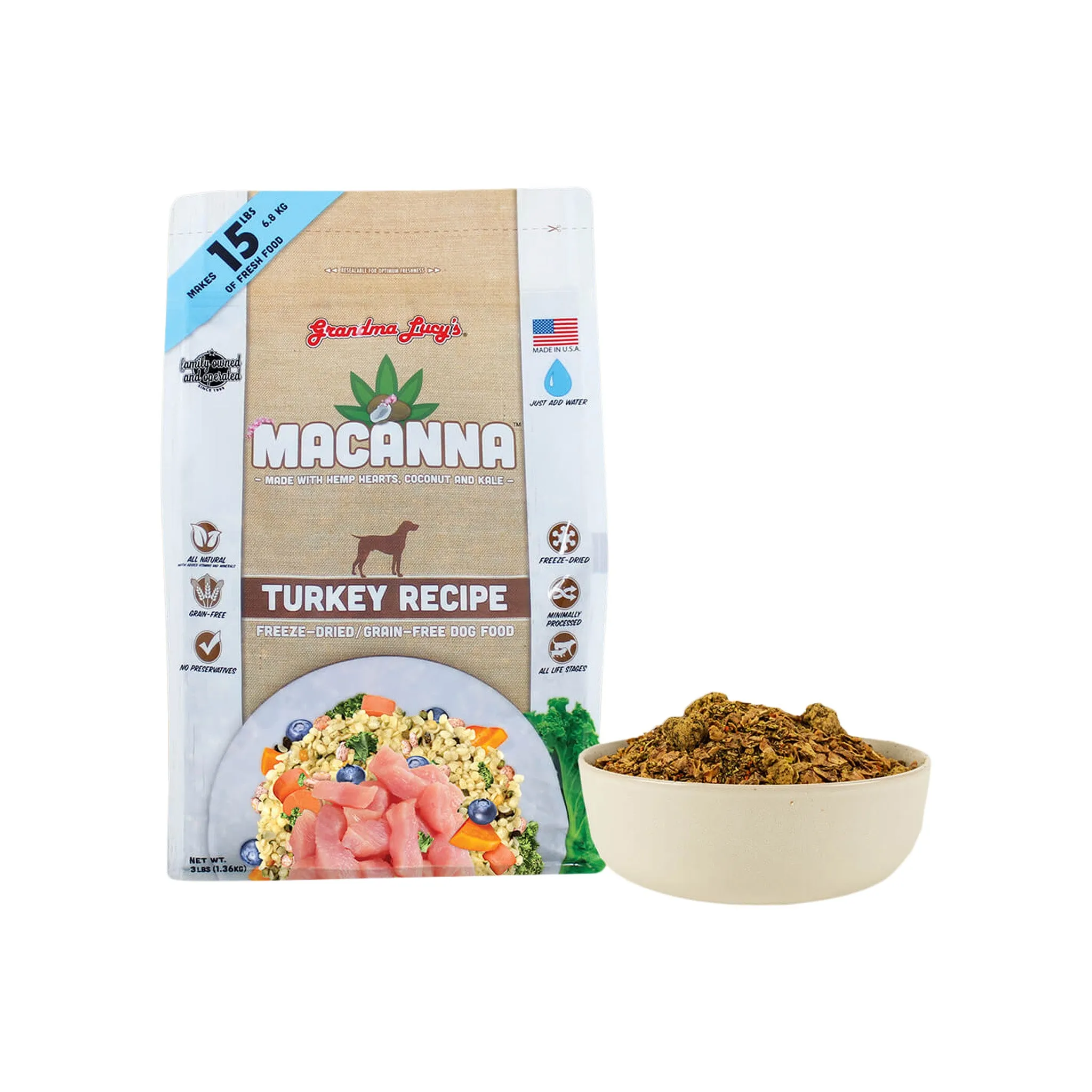 Grandma Lucy's Macanna Freeze Dried Dog Food