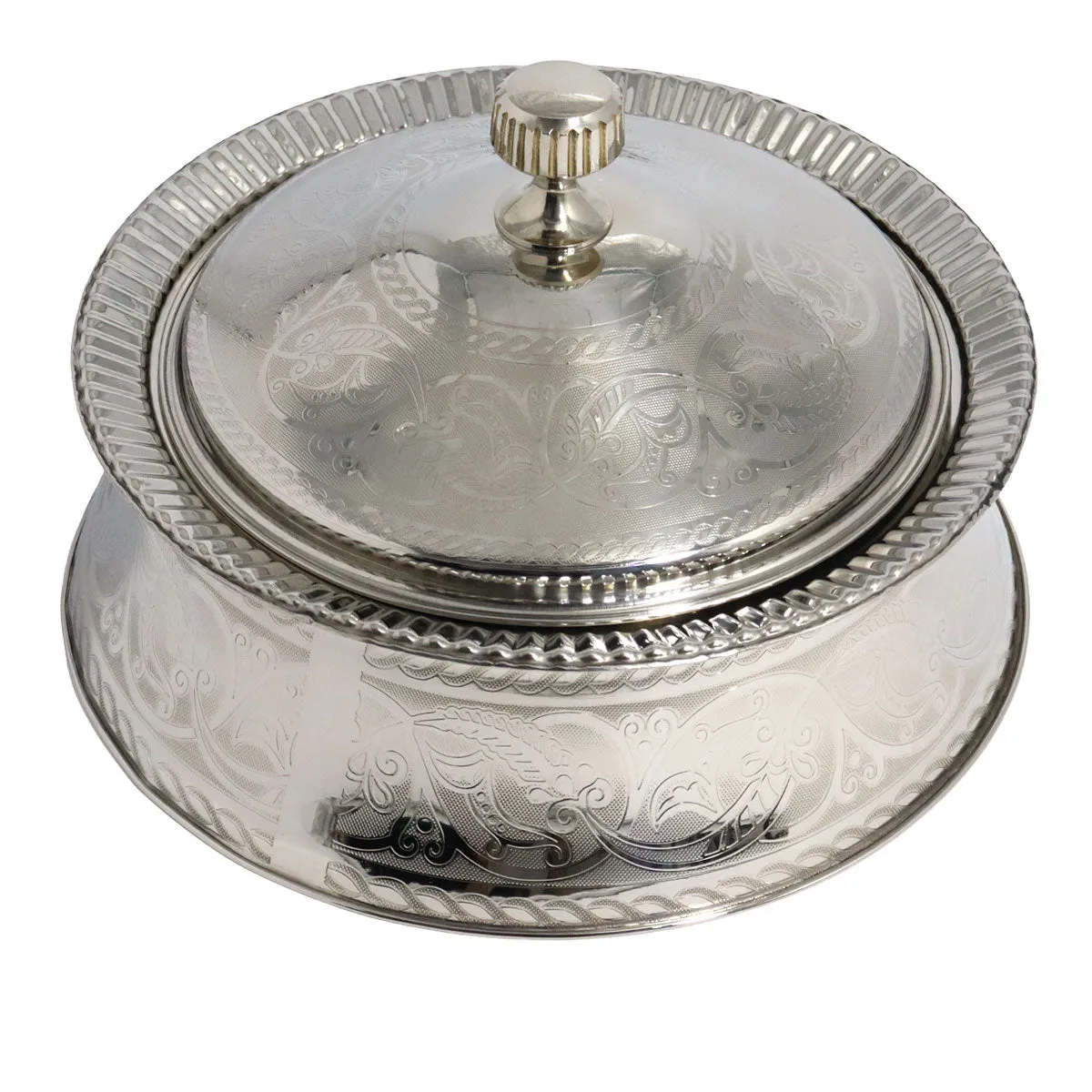 High-Quality Stainless Steel Hot Pot Silver