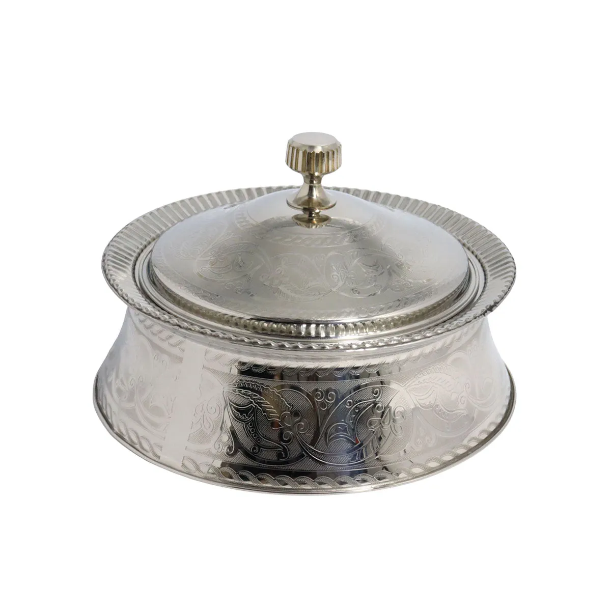 High-Quality Stainless Steel Hot Pot Silver