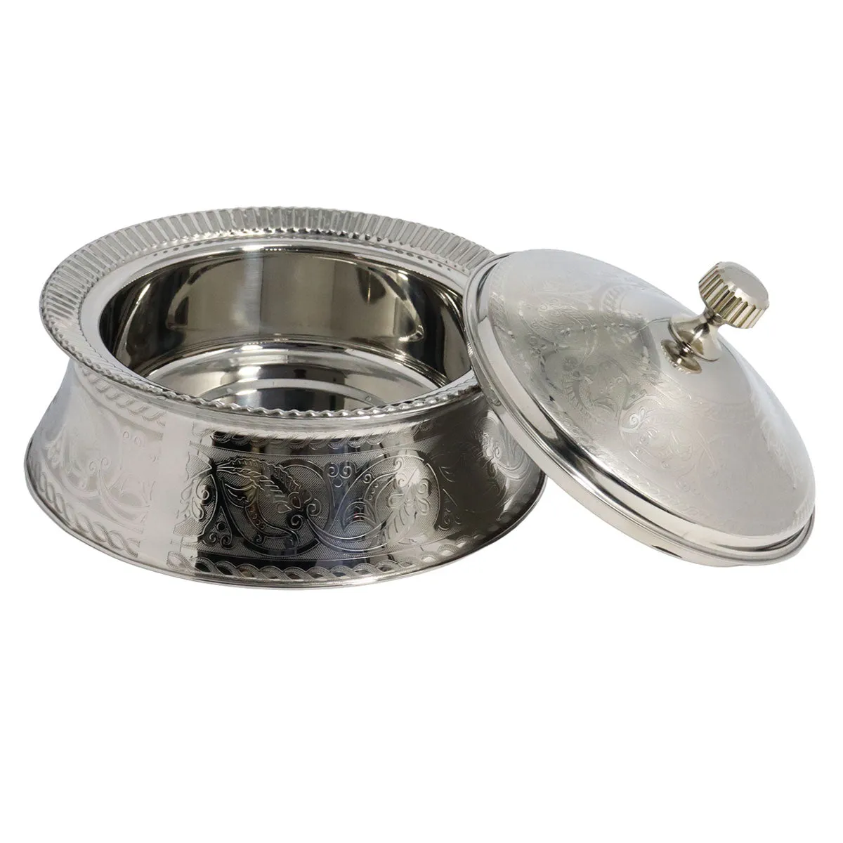 High-Quality Stainless Steel Hot Pot Silver