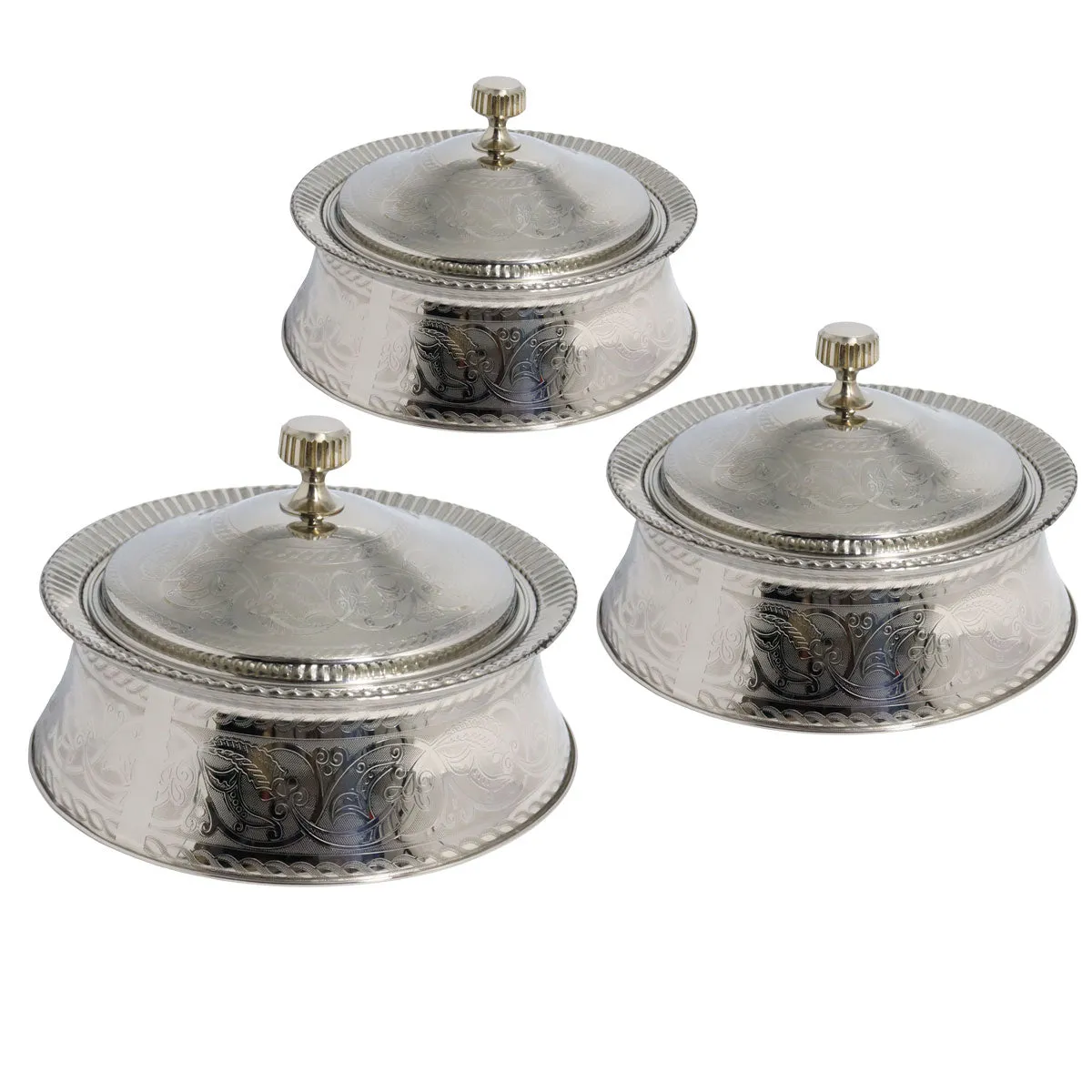 High-Quality Stainless Steel Hot Pot Silver