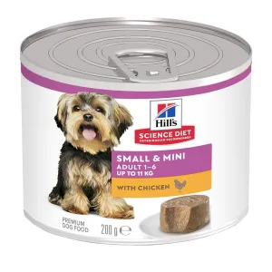 Hill's Science Diet Adult Small & Mini with Chicken Canned Wet Dog Food 200g