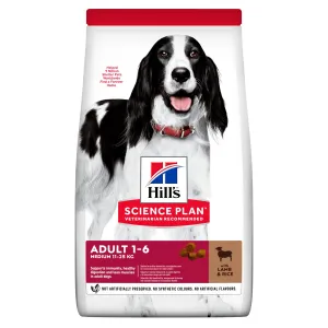 Hill's Science Plan Adult Medium Breed Lamb Rice 14kg Dog Food