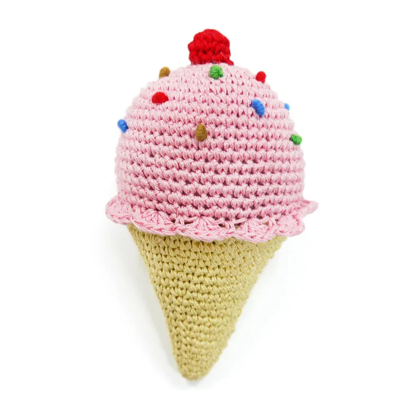 Ice Cream Crochet Toy