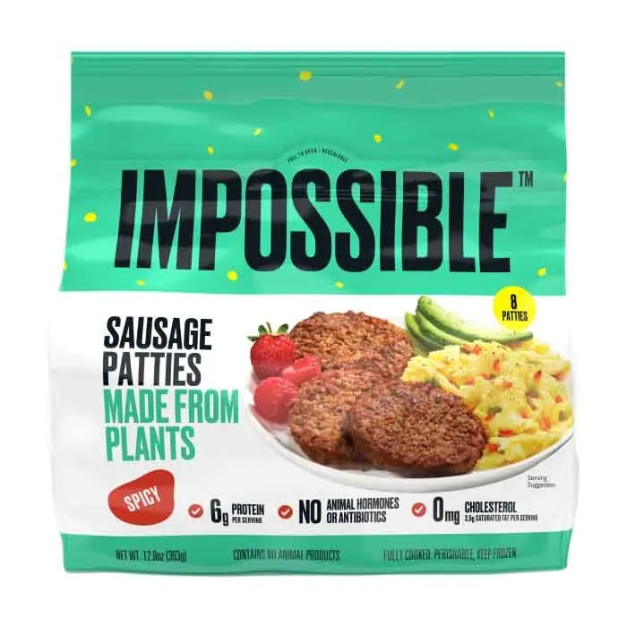 Impossible - Sausage Patties, 12.8oz | Multiple Flavors