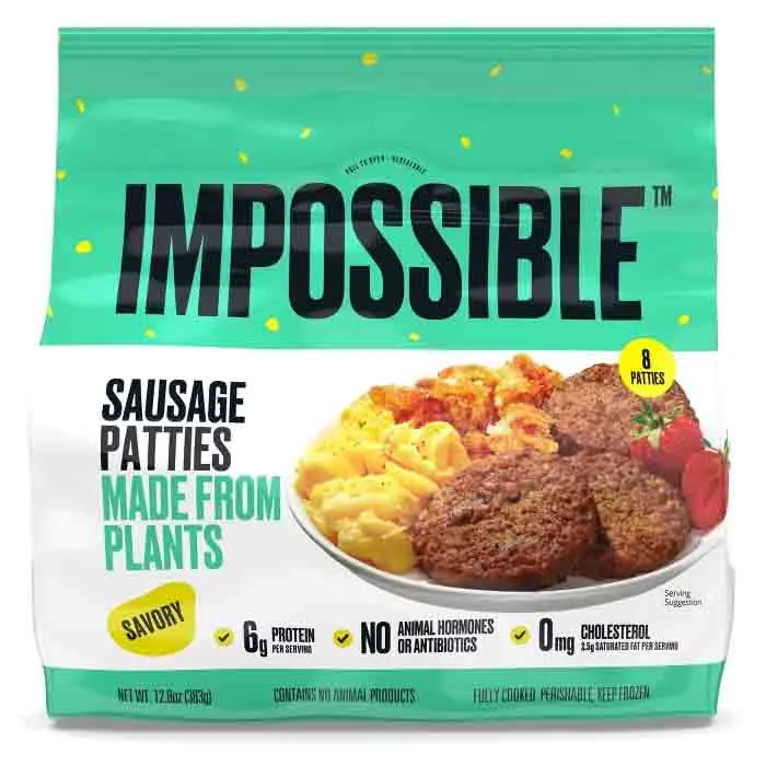 Impossible - Sausage Patties, 12.8oz | Multiple Flavors