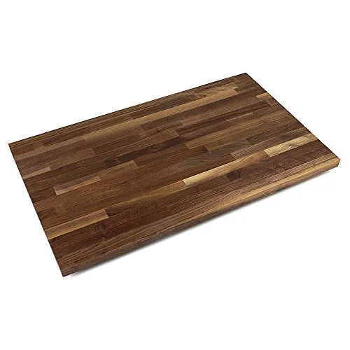 John Boos: Edge Grain Cutting Board - Blended Walnut Solid Wood Finish Natural