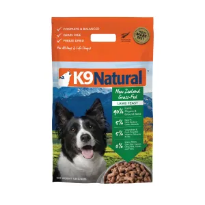 K9 Natural Lamb Feast Freeze Dried Dog Food 1.8kg