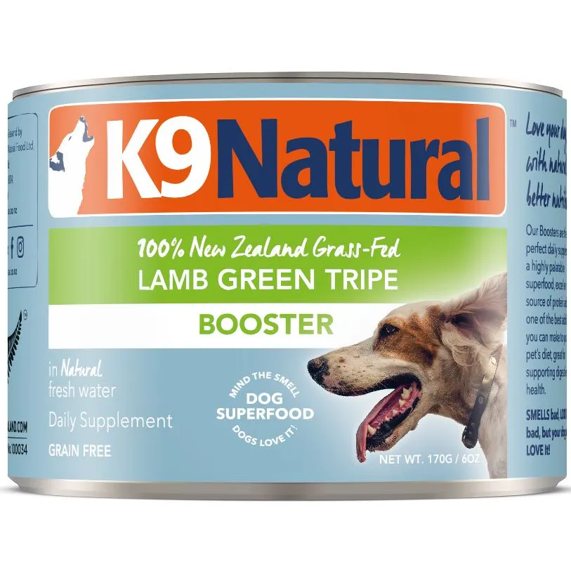 K9 Natural Lamb Green Tripe Booster Canned Dog Food 170g