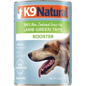 K9 Natural Lamb Green Tripe Booster Canned Dog Food 370g