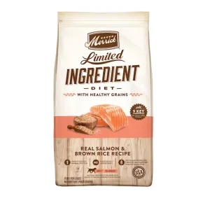 Merrick Limited Ingredient Diet Salmon and Brown Rice Dry Dog Food, 22 lbs